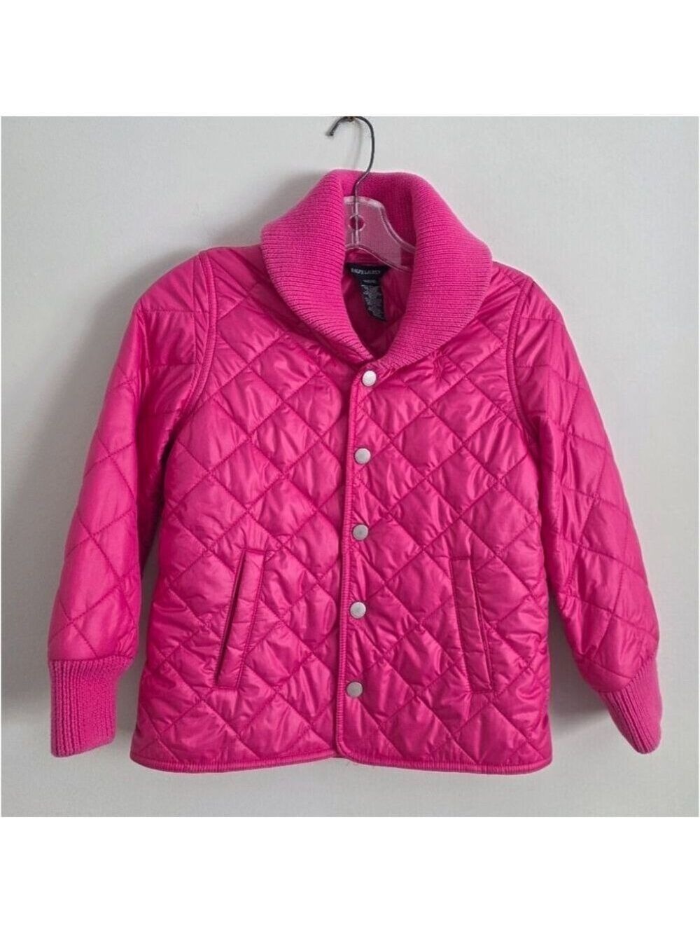 RALPH LAUREN | Quilted Barn Jacket Pink Girls Sz 8 10